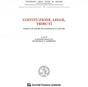 Scritti in onore di Gianfranco Gaffuri