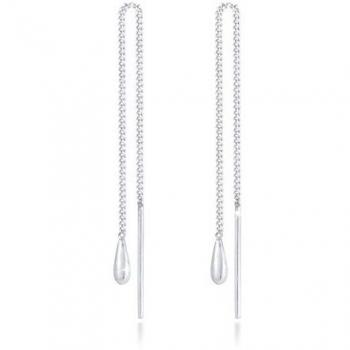 Elli - Orecchini Pendenti Goccia in Argento Sterling 925