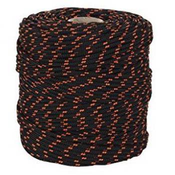 Intreccio Filo Hippy Colorante Nero-Arancio 3mm – 100m