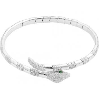 Elegant CZ Silver Bracelet – 18 cm