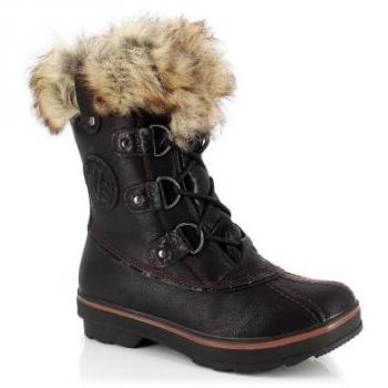 Bottes hiver Kimberfeel Camille (Crocodile noir) femme
