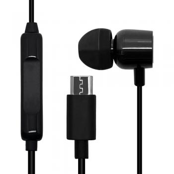 Micro USB Monaural Headset Rasta Banana Black