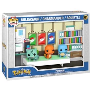 Funko Pop! Moments Deluxe: Pokemon – Bulbasaur, Charmander, Schiggy