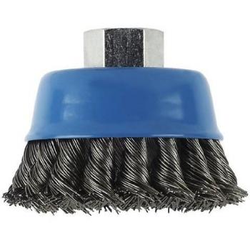 Brosse boisseau acier 75 mm 0,5 mm