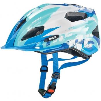Cascos Uvex Quatro JR Unisex Azul/Blanco