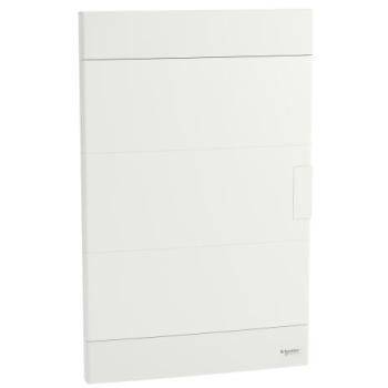 Tableau électrique encastrable EZ9EU-3-12PT-P Schneider, IP40, 12 modules, porte blanche
