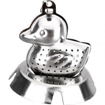 Duck-Shaped Loose Leaf Tea Infuser with Hangable Mesh Filter