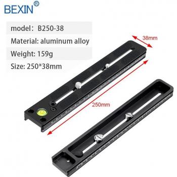 Aluminium Quick Release Plate for Arca Swiss DSLR with Nodal Support