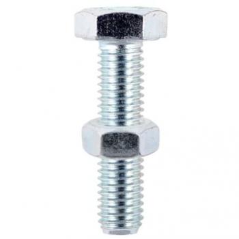 M10 × 80 Grade 8.8 Set Screws & Zinc Hex Nuts – 15 Pieces