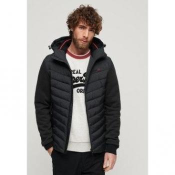 Chaqueta Superdry Storm Hybrid Gris Acolchada