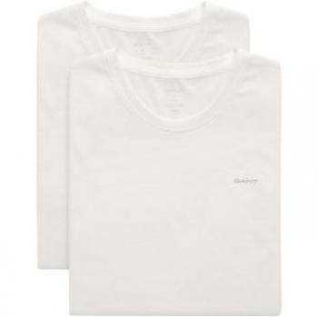 Pack Doble GANT T-Shirt Masculina – Cuello Redondo y Manga Corta