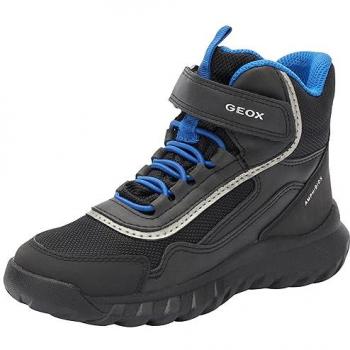 Botas Nino GEOX Modelo J Simbyos Cor Negra C0245