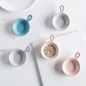 Ceramic Snack and Sauce Dish