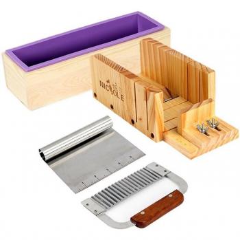 Adjustable Silicone Soap Mold with Cutters for Soap Making