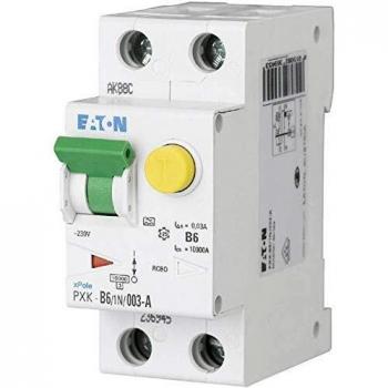 Disjoncteur de protection EATON 2 pôles 6 A 0.03 A 240 V/AC