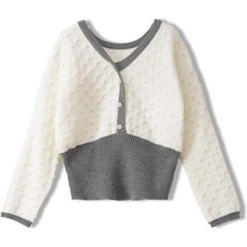Vintage Women Cropped Cardigan Sweater