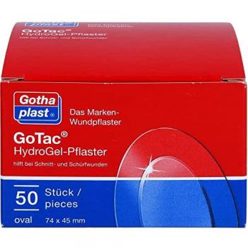 Gothaplast Gotac HydroGel-Pflaster 74x45 mm oval 50 St