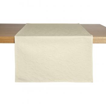 Runner da tavolo Biella 40x130 cm beige champagne rettangolare