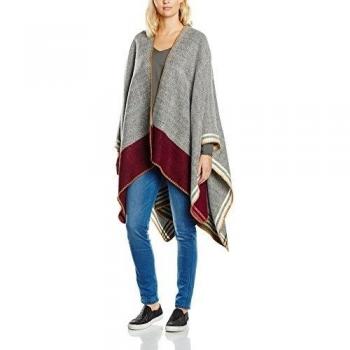 CODELLO 62079811, Poncho para Mujer, Grau (Gris Claro 9), Talla Única