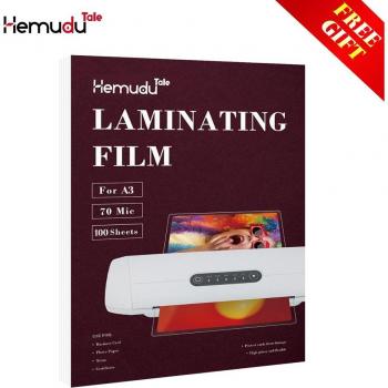 A3 Laminating Film 70mic - PET/EVA for Photo/File/Card Lamination (100 Sheets)