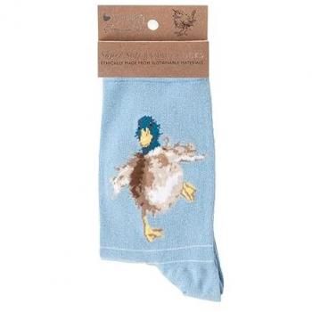 Wrendale DESIGNS Socken Ente „Ein Watscheln und ein Quaken“