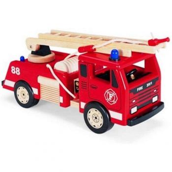 PINTOY Feuerwehrspielzeug aus Holz