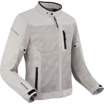 Bering Giacca Moto Ozone Argento