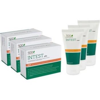 Packs Intest Hemorroïdes 3×60 caps + crème 3×100 ml