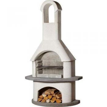 Buschbeck Urban‑Stockholm Grill‑Kamin 110 x 65 x 203 cm – Holzkohle‑Option