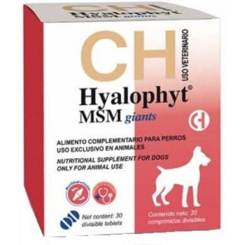 Hyalophyt MSM Protección Articular 30 Cápsulas para Perros de Raza Gigante