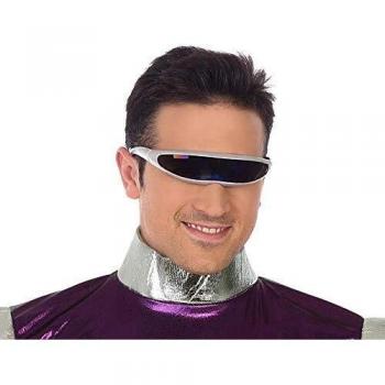 Gafas Disfraz Soldado Espacial Multicolor Plateado