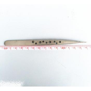 Pink Stainless Steel Straight Tweezer for Nail Art