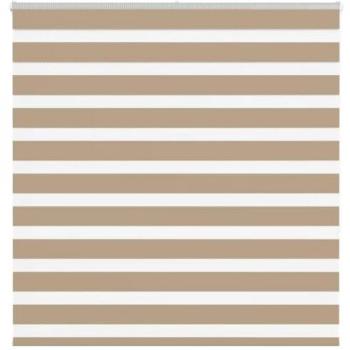 Sand Brown Zebra Window Blind 145x150 cm
