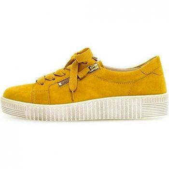Gabor Damen Sneaker, Frauen Halbschuhe, Reißverschluss, Optifit-Wechselfußbett, Sun, 41 EU / 7.5 UK