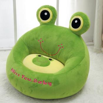 Plush Frog Kids Chair Cover