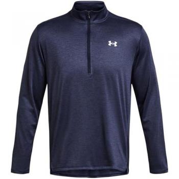 Sudadera UA Tech Vent media cremallera azul S Hombre