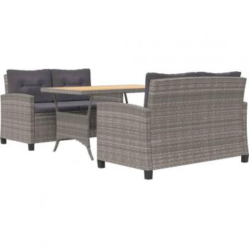 Giardino Elegante Set di Mobili Esterni 3x+Cuscini
