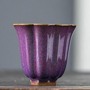 Taza de cerámica estilo chino, 60ml, hecha a mano