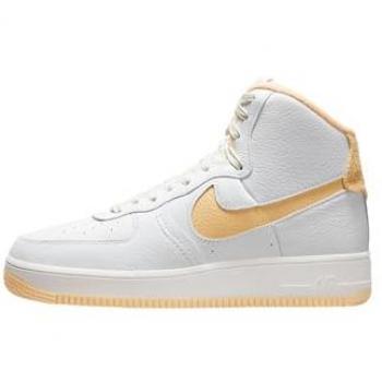 Nike Air Force 1 Sculpt Trainers White & Yellow UK 4.5 Men's Size