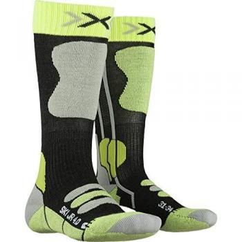 X-SOCKS Ski Junior Unisex Socks 4.0 for Kids, M, Charcoal