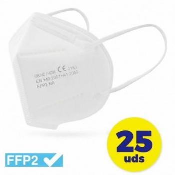 Mascarillas FFP2 Club Náutico 25 unidades color blanco