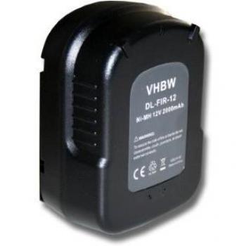 Vhbw Battery for Black & Decker FS1202BN, FS1202D, FS12PS, FS12PSK, FSD122, HP122K