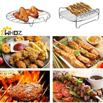 WHDZ Double Layer Air Fryer Rack Set