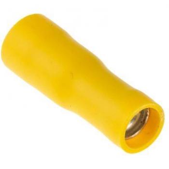 Conector Crimpado Hembra 5mm Amarillo 12AWG