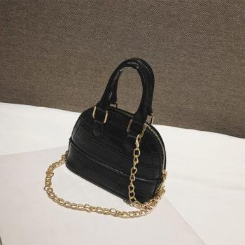 Mini Red Crocodile Leather Shoulder Handbag for Women