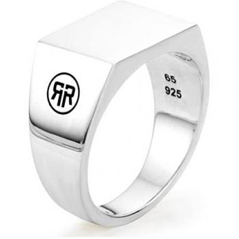 Rebel and Rose - Herrenring 925er Silber Ringe 1 ct