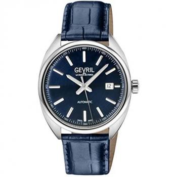 Gevril Five Points 48701A Swiss Automatic Watch - Blue Dial