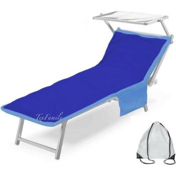 Microlettino Telo Mare Teddy Bluette 80x190