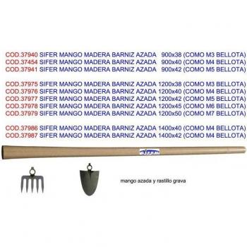 Zappa Sifer Manico Legno Vernice 1400x42 As M4 Ghianda