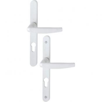 Atlanta 1530/300LMSGL vetri HOPPE Key Bianco 9016